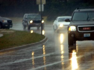 driving in the rain